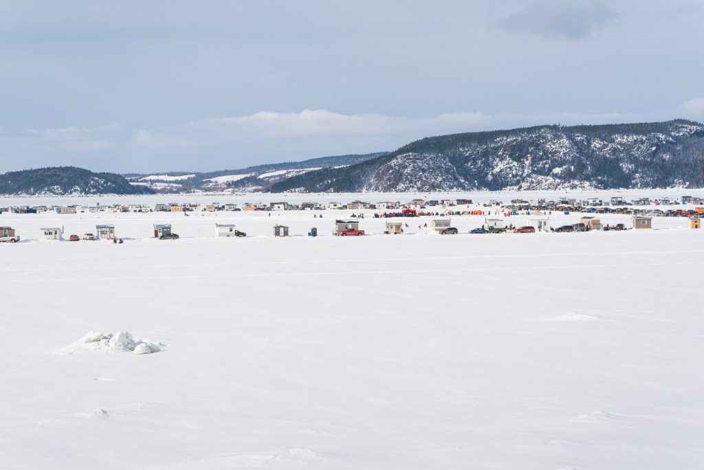 Pêche blanche sur le fjord du Saguenay